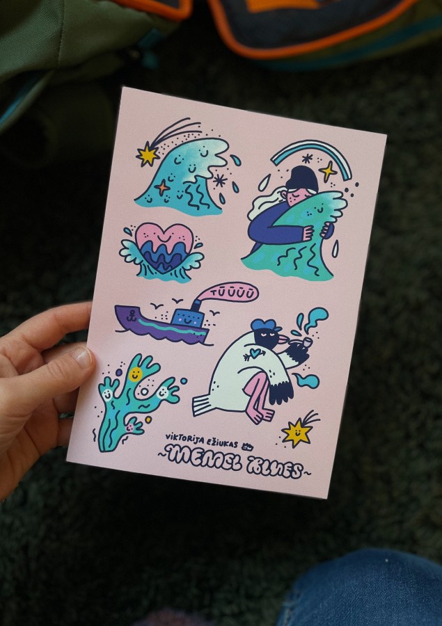 Memel Blues Stickers