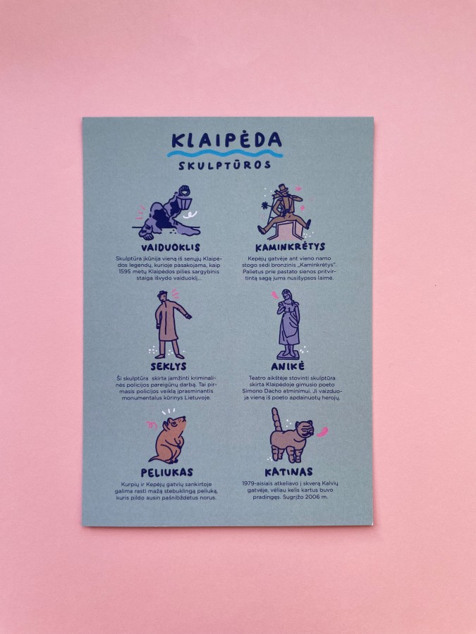 Atvirukas Klaipėda // Skulptūros