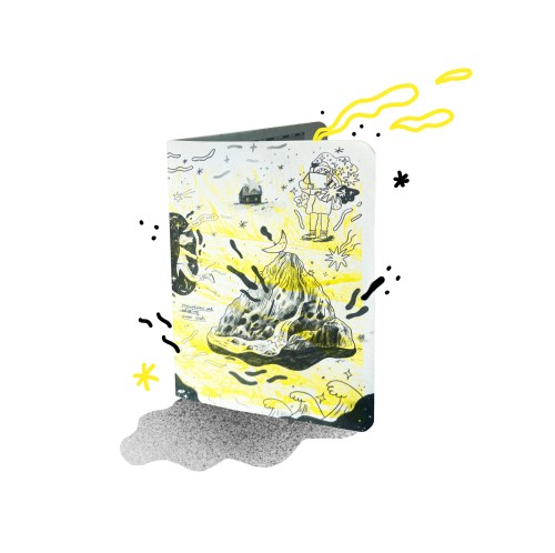 Iceland Journal // riso printed zine
