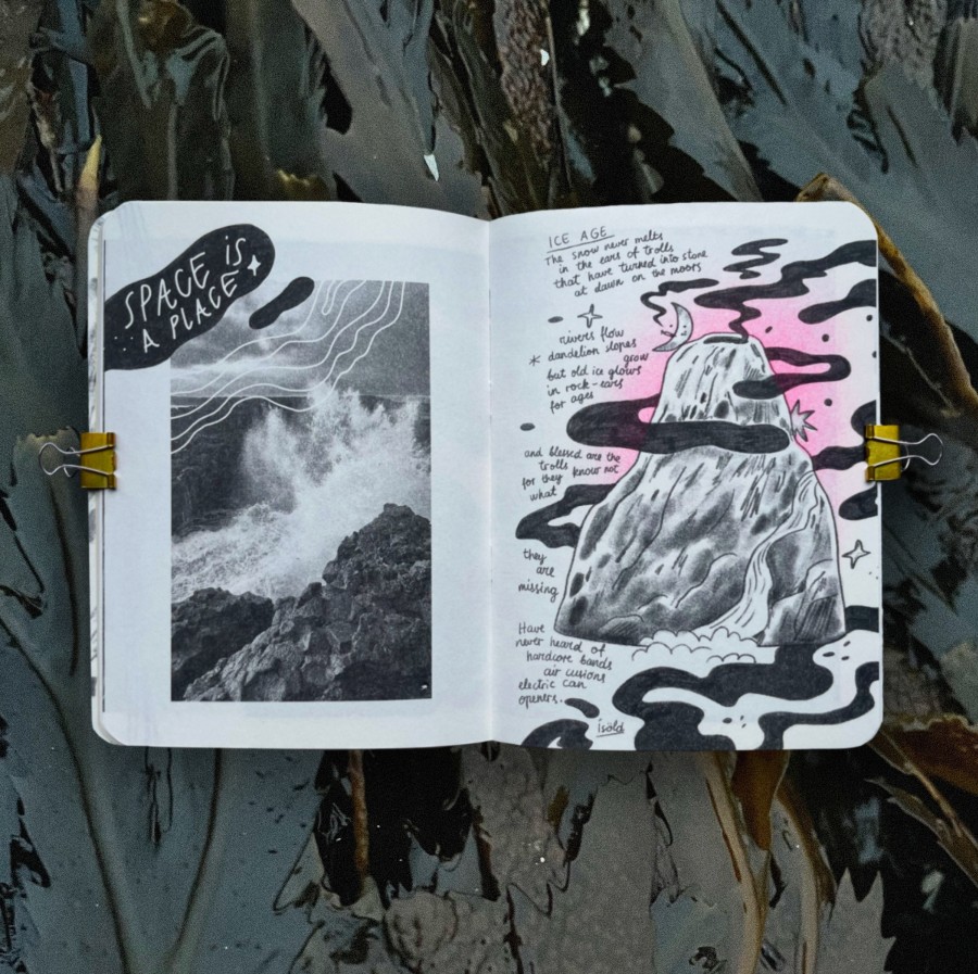 Iceland Journal // riso printed zine