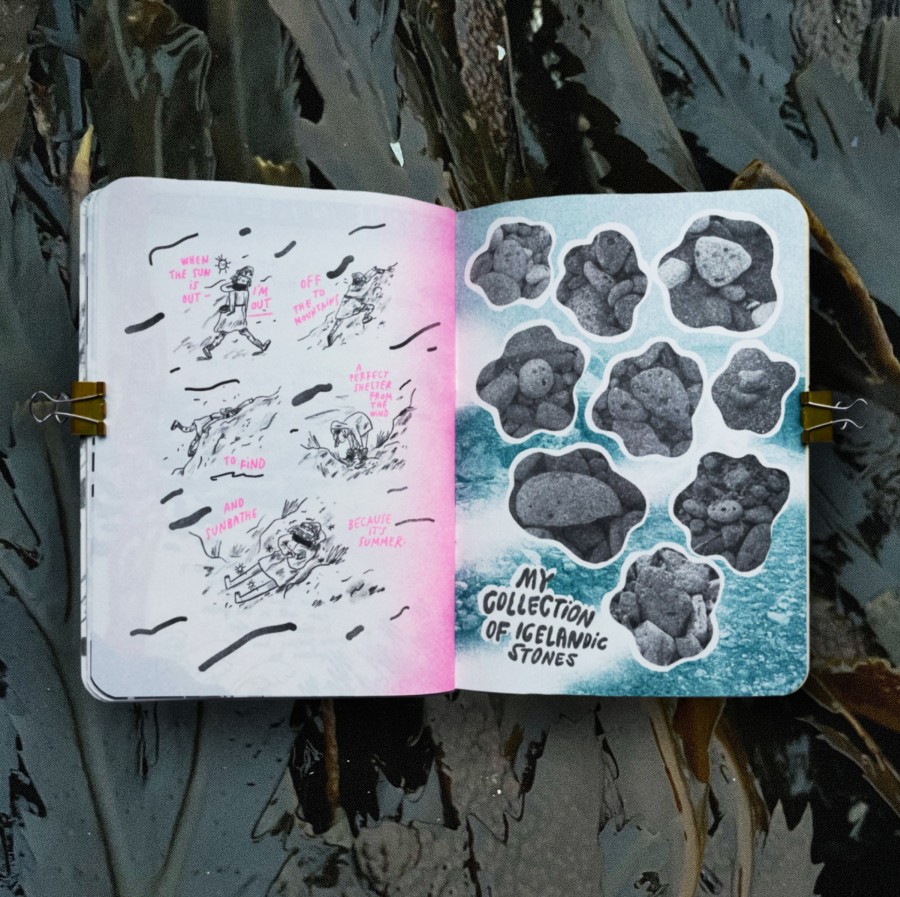 Iceland Journal // riso printed zine