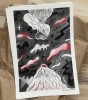 Volcano // riso print